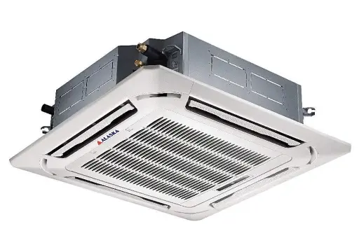 Ceiling-mounted air conditioner cleaning